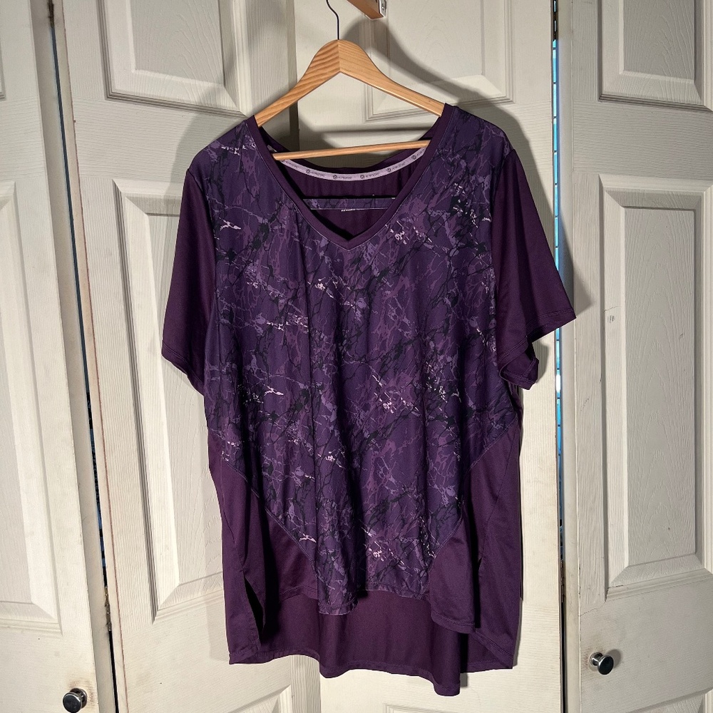Activezone Purple Workout Top